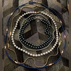 MONET 5 Beautiful Signed Necklaces For Individual Sale